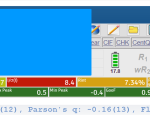 晶体测试案例123(手性化合物-铜靶-完整度和Flack参数问题)